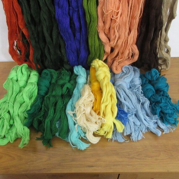 4.3+ Pound Lot 4 Ply Wool Yarn 8 Skeins Plus 10 -  30" Lengths Weights-SEE DESC - Picture 6 of 10